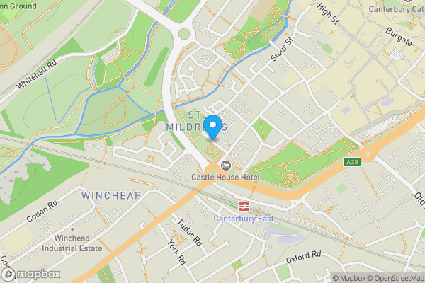 Map location for The Oast House, Gas Street, Canterbury, CT1 2PR