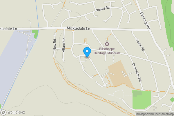 Map location for 1A The Crescent, Bilsthorpe, Newark, Nottinghamshire, NG22 8QX