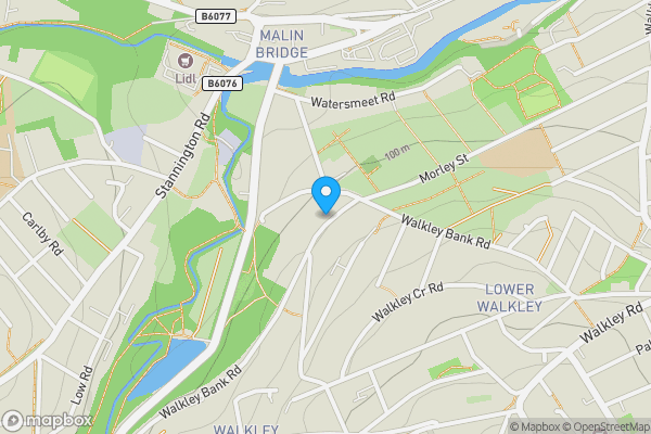 Map location for 306 Walkley Bank Road, Sheffield, South Yorkshire S6 5AR