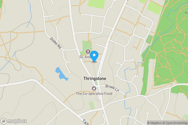 Map location for 5 John Street, Thringstone, Coalville, Leicestershire LE67 8LN