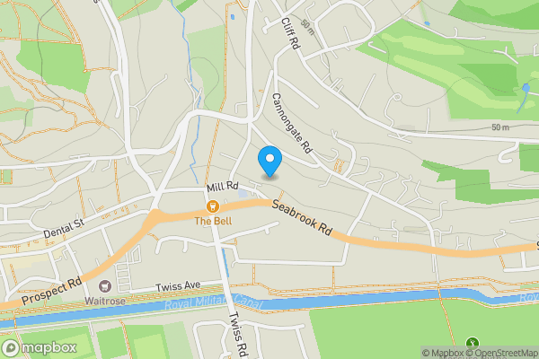 Map location for Albion Place, Hythe, Kent, CT21 5LU