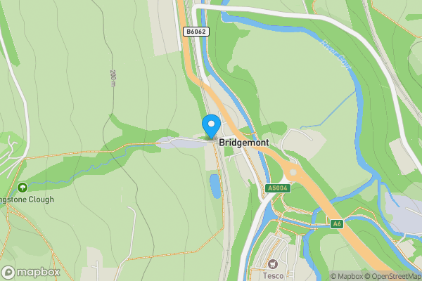 Map location for Bridgemont, HIGH PEAK, Derbyshire, SK23 7PD