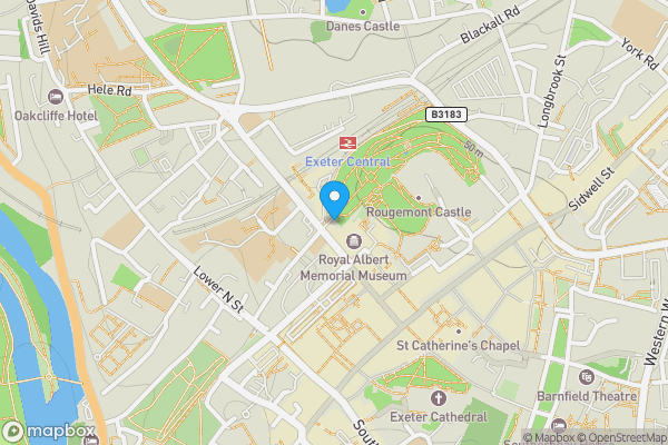 Map location for North Gate  House Northernhay Gate, Exeter EX4 3SA