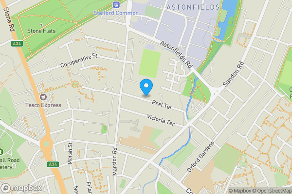 Property for Auction in Birmingham - 19 Peel Terrace, Stafford, Staffordshire ST16 3HD