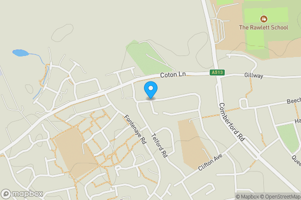 Map location for Claremont Road, Tamworth, Staffordshire, B79 8EW