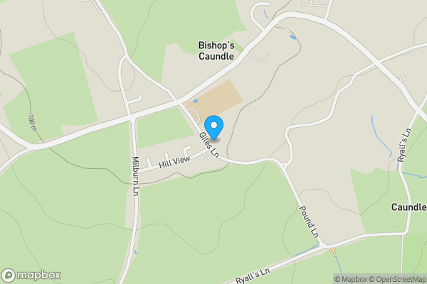 Map location for Bishops Caundle Sherborne, Dorset, DT9