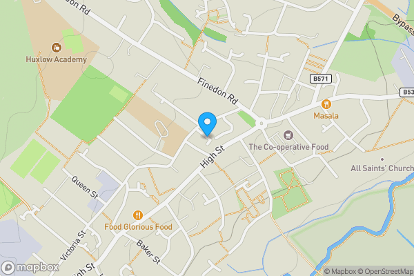 Map location for Arthur Wellesley House, 17 Palace Gate, Wellingborough, Northamptonshire, NN9 5FD