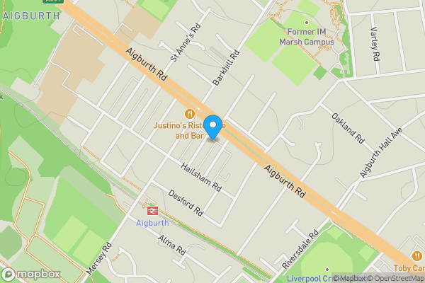 Map location for 3 Horringford Road, Liverpool, L19 3QX