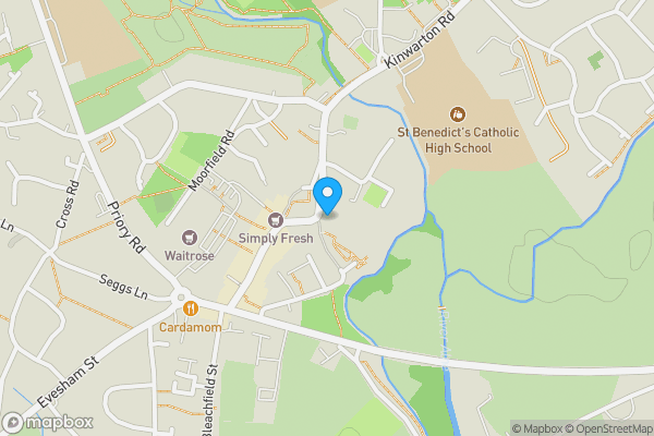 Map location for 9 Church Street, Alcester, Warwickshire, Alcester, B49 5AJ