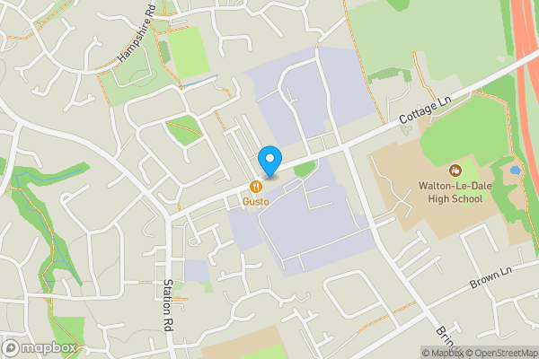 Map location for School Lane Chippy , 54 School Lane, Bamber Bridge , Preston, Lancashire PR5 6QE