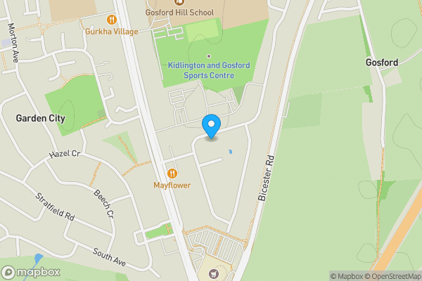 Map location for 10 Cromwell Way, Oxford, OX5 2LW