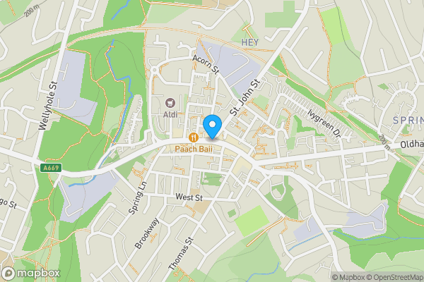 Map location for Wistaria Road, Abbey Hey, Greater Manchester, M18
