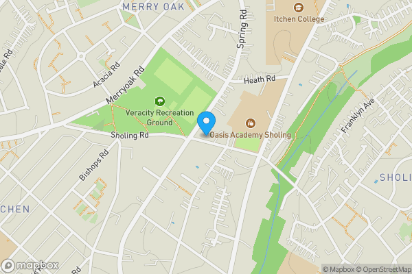 Map location for Flat 2 Eaton Place, 1a South East Road, Southampton, SO19 8TR