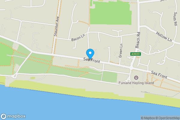 Map location for Sea Front, Hayling Island, PO11 0AN