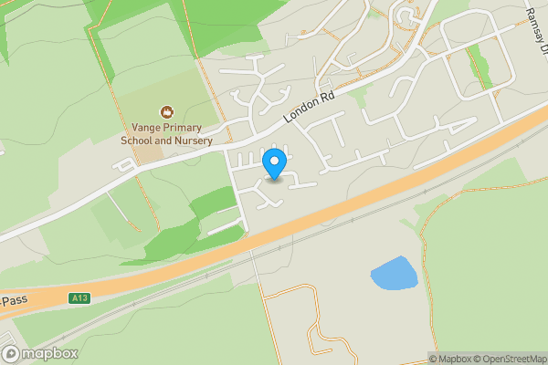 Map location for 18 Hollands Walk, Basildon, Essex, SS16 4QQ