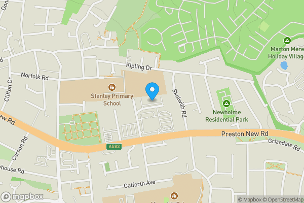 Map location for Unit 14-17, Metropolitan Business Park, Preston New Road, Blackpool, Lancashire, FY3 9LT