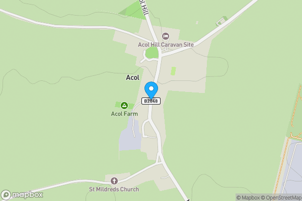 Map location for Sycamore Cottage, The Street, Acol, Birchington, Kent, CT7 0JA