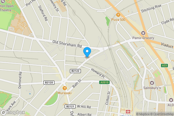 Map location for Flat 5 Grove Villa, York Grove, Brighton, BN1 3TT