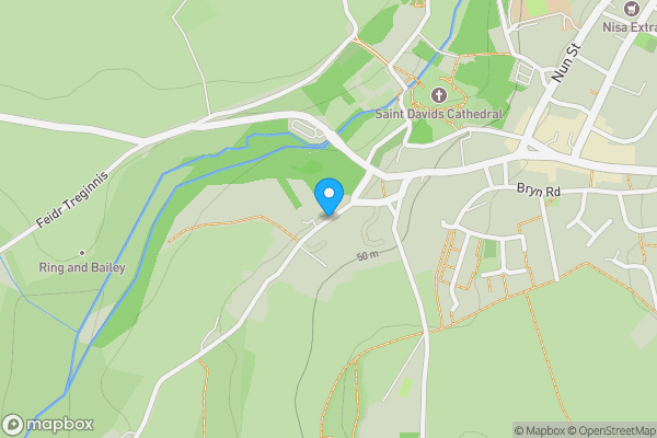 Map location for Catherine Street, Haverfordwest, Pembrokeshire, SA62 6RN