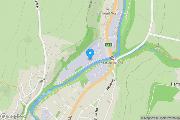 Map location for Yard Bankend Industrial Estate, Bankend South, Jedburgh, Roxburghshire TD8 6ED