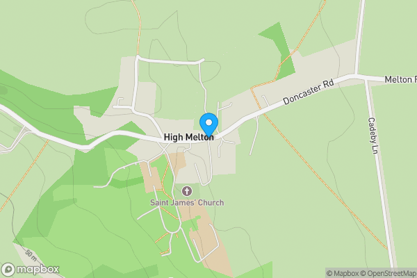 Map location for Former Village Hall, Doncaster Road, High Melton, Doncaster, South Yorkshire, DN5 7SY