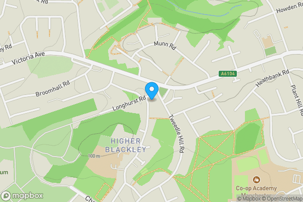 Map location for 170 Crab Lane, Manchester M9 8WD