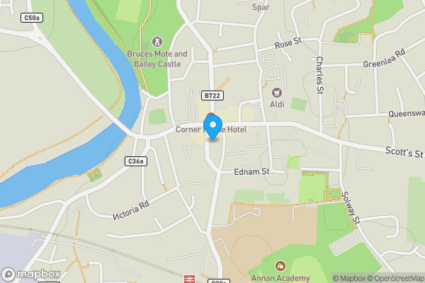 Map location for 2-4 Bank Street, Annan, DG12 6AA