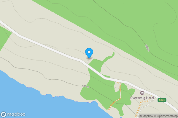 Map location for Investment Plot Overscaig, Lairg, IV27 4NY