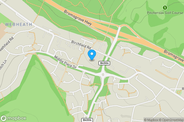 Map location for Flat 8 Birches House, 245 Birches Road, Redditch, Worcestershire, B97 4LR