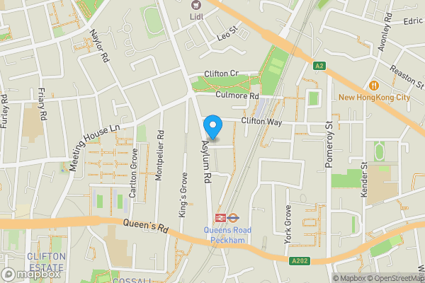 Map location for 11 Bath Close, Peckham, London, SE15 2JP