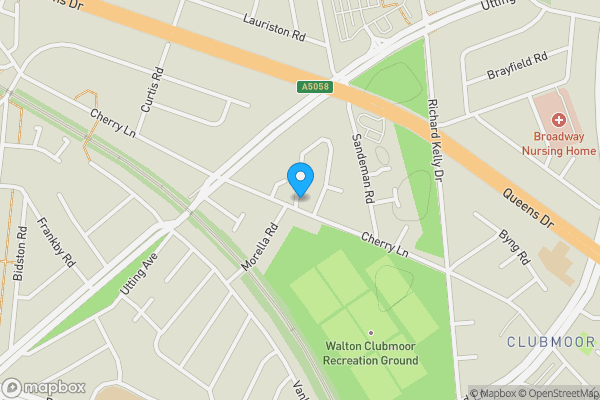Map location for 405 &amp; 405A Cherry Lane, Liverpool, Merseyside, L4 8SB L4 8SB