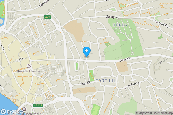 Map location for Sunflower Road, Barnstaple, Devon, EX32 7DU