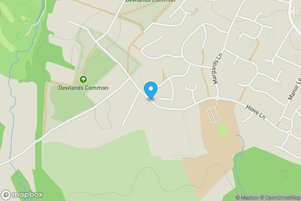 Map location for Grasshopper Cottage, Margards Lane, Verwood, Dorset, BH31 6JQ