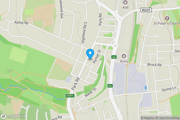 Map location for 32C Park Road, Chorley, Lancashire PR7 1QU