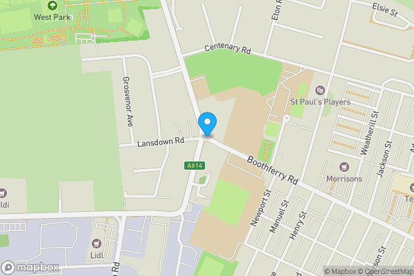 Map location for  Boothferry Road, East Yorkshire, DN14 6AL