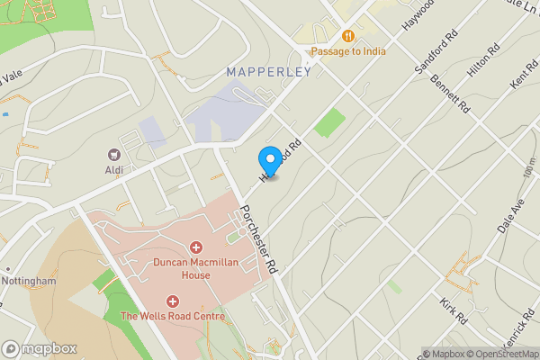 Map location for 20 Haywood Road, Mapperley, Nottingham, NG3 6AB