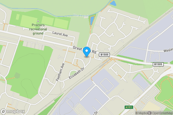 Map location for 5 Elizabeth Drive, Newcastle upon Tyne, Tyne and Wear, NE12 9QP