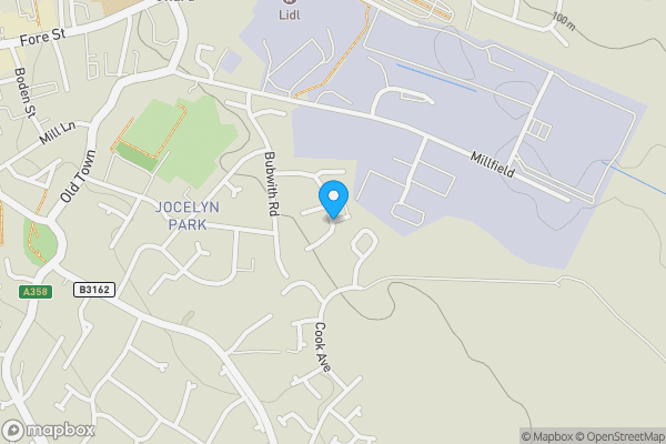 Map location for Bubwith Close, Chard, Somerset, TA20 2DF