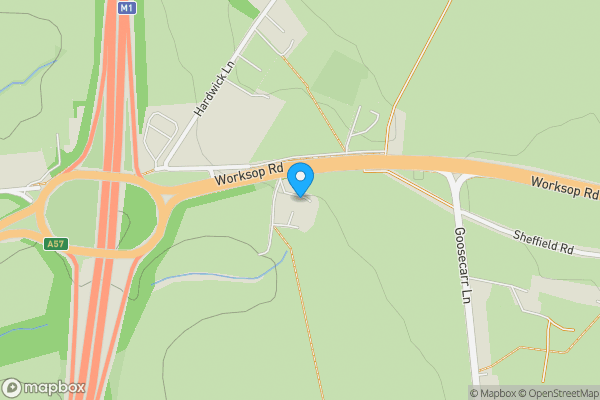 Map location for Woodville Aston Common, Sheffield, South Yorkshire, S26 2AE