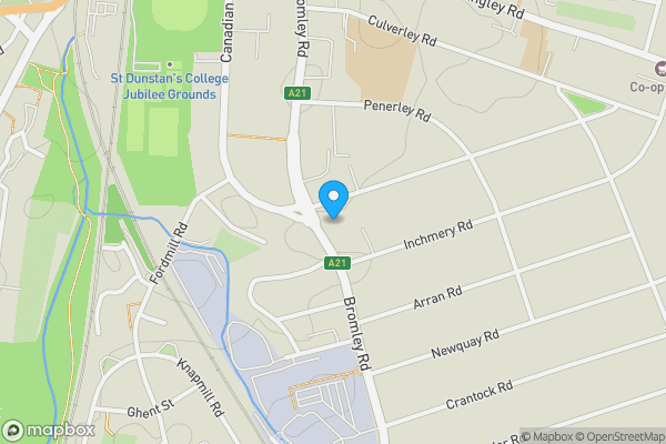 Map location for 79 Bromley Road, Catford, London, SE6 2UF