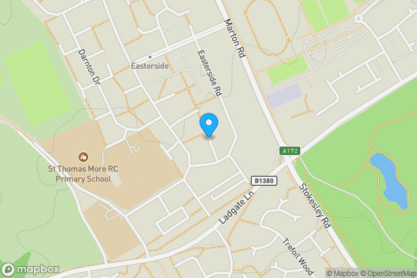 Map location for Grantham Green, MIDDLESBROUGH, Cleveland, TS4 3QS