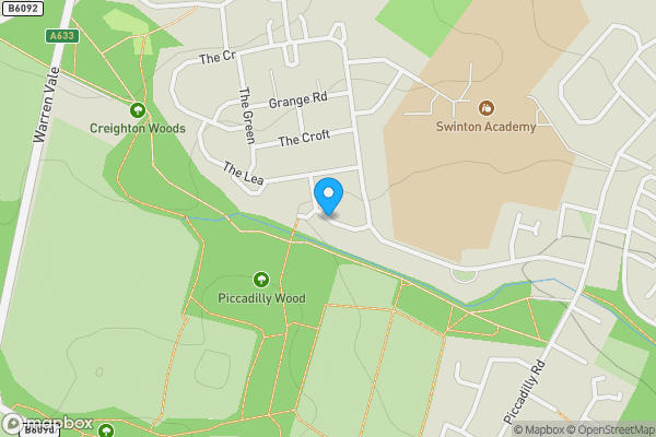 Map location for Brookside, Mexborough, South Yorkshire, S64 8EY