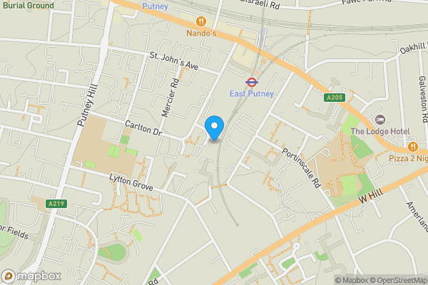 Map location for Flat 12 Copse Court, Evenwood Close, London, SW15 2DE