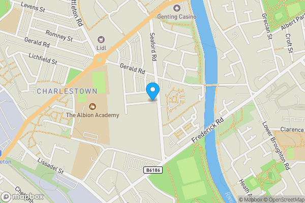 Map location for Welford Street, SALFORD, Lancashire, M6 6BB