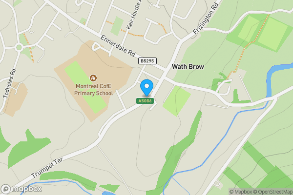 Map location for 71 Trumpet Road, Cleator, Cumbria CA23 3EF