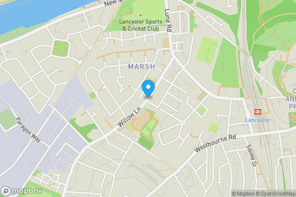 Map location for 56 - 64, Willow Lane, LANCASTER, Lancashire, LA1 5QF