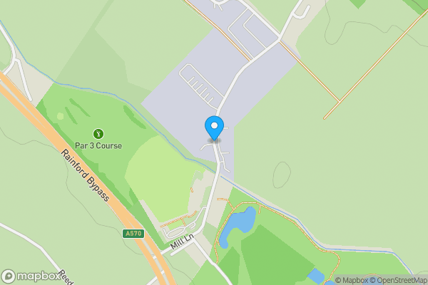 Map location for Rainford Industrial Estate, Mill Lane, St Helens, Merseyside WA11 8LS
