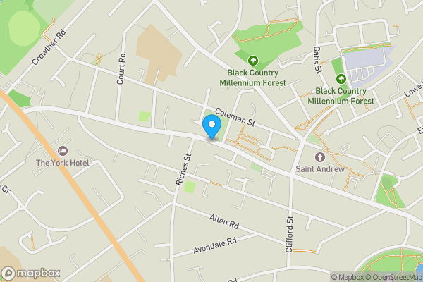 Map location for 118A & B Newhampton Road West, Wolverhampton, WV6 0RR