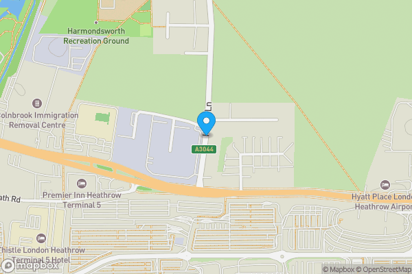 Map location for Land off Hatch Lane, Heathrow, UB7 0LJ