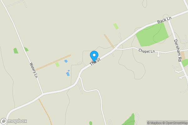 Map location for Erpingham, The Street, Beeston, King's Lynn, Norfolk PE32 2NF